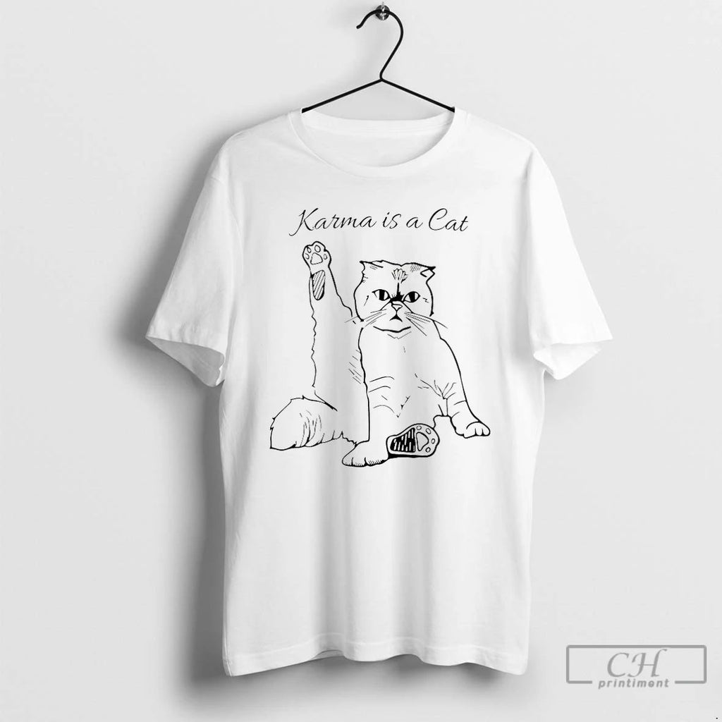 Classic Taylor Karma Is A Cat T Shirts
