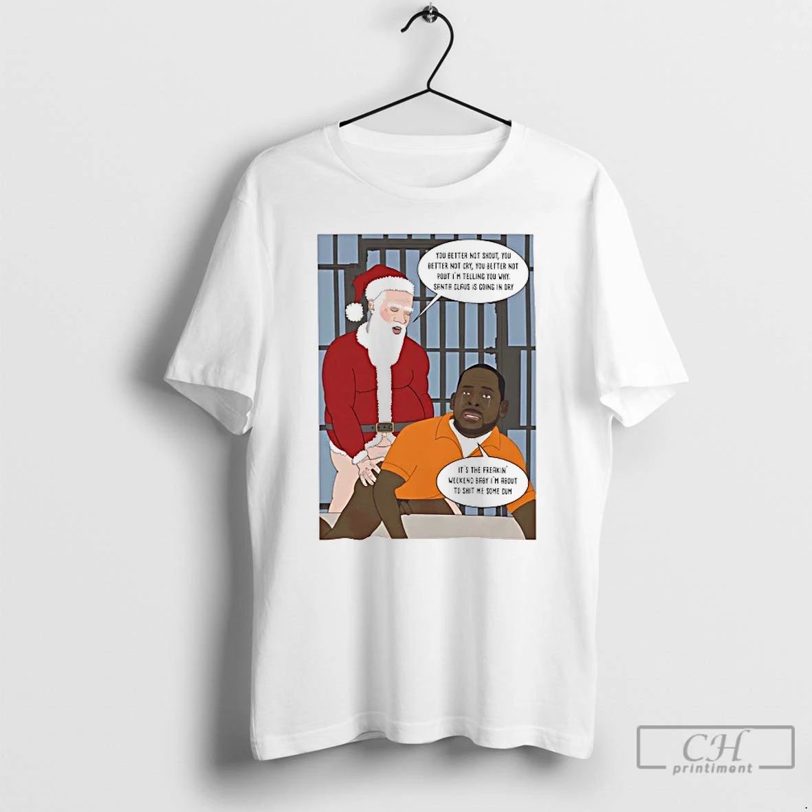 Classic R Kelly Jail Santa Claus Is Going In Dry Christmas T Shirts