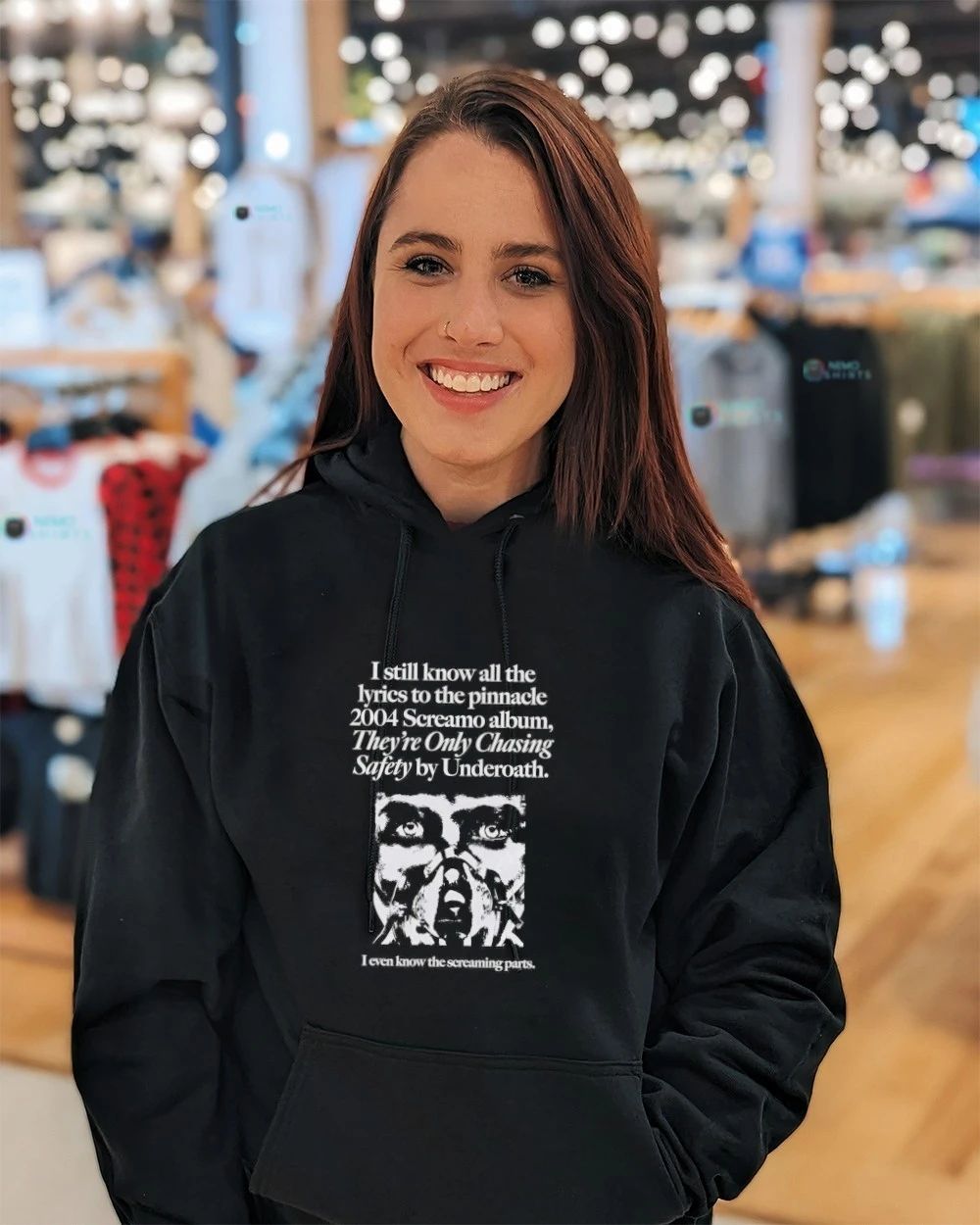 The pinnacle 2004 Screamo album They’re Only Chasing Safety by Underoath shirt