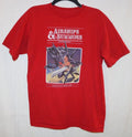 AIRSHIPS & SUMMONS Fantasy Role Playing Game, Players Manual, Red T-Shirt, Small