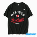 October Baseball Cincinnati Reds 2025 Mlb Postseason Tshirts Sweater