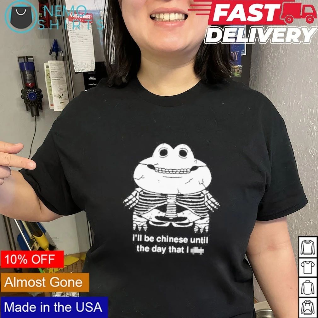Frog I’ll be chinese until the day that I Censored Halloween shirt