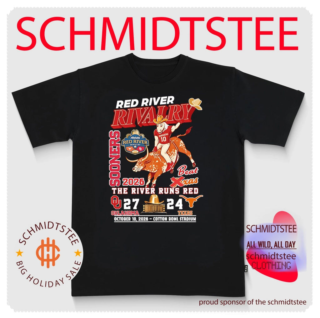 Oklahoma Sooners vs Texas Longhorn Golden Hat Trophy Champions 2026 mascot Red River Rivalry shirt