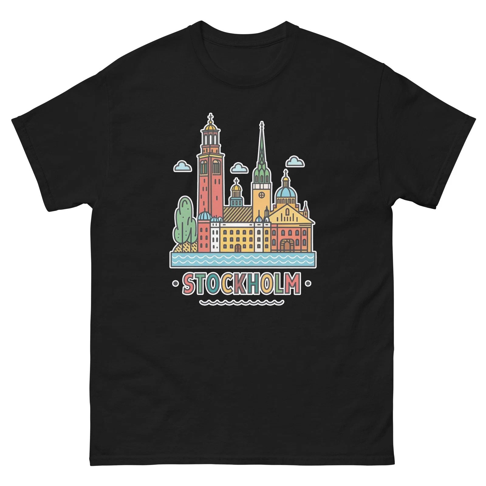 Stockholm World Travel Urban Area City T-Shirt