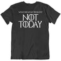 Not Today, Arya Stark, Game Thrones GOT, Quotes Movie Fan T Shirt Tee Gift New