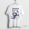 Officials Snacks Make Me Nicer Raccoon T Shirt