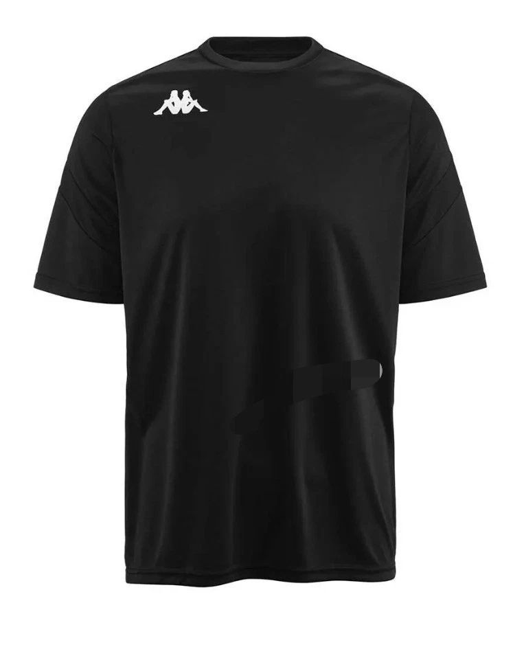 Kappa Rovigo SS Unisex Black T Shirt 304IPRO 910 Size 2XL