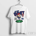 Classic Jaxson Dart New York Giants Caricature T Shirts