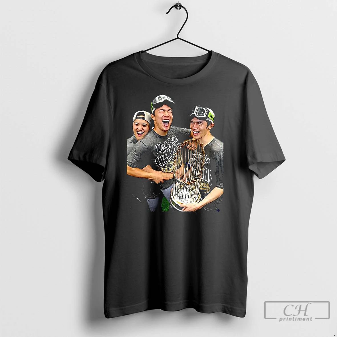 Classic Yoshinobu Yamamoto Roki Sasaki Shohei Ohtani World Series Champions 2025 Celebration