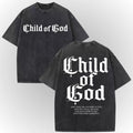 Child of God Shirt Vintage Christian Tee Oversized Acid Wash Gothic Faith Unisex
