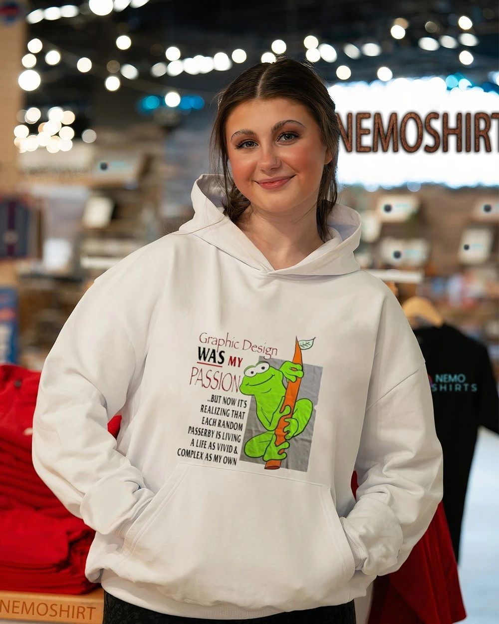 Frog Graphic Design Was My Passion shirt