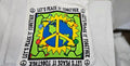 Vintage 1990's Human-i-Tees "Let's Peace it Together" T-Shirt L NOS
