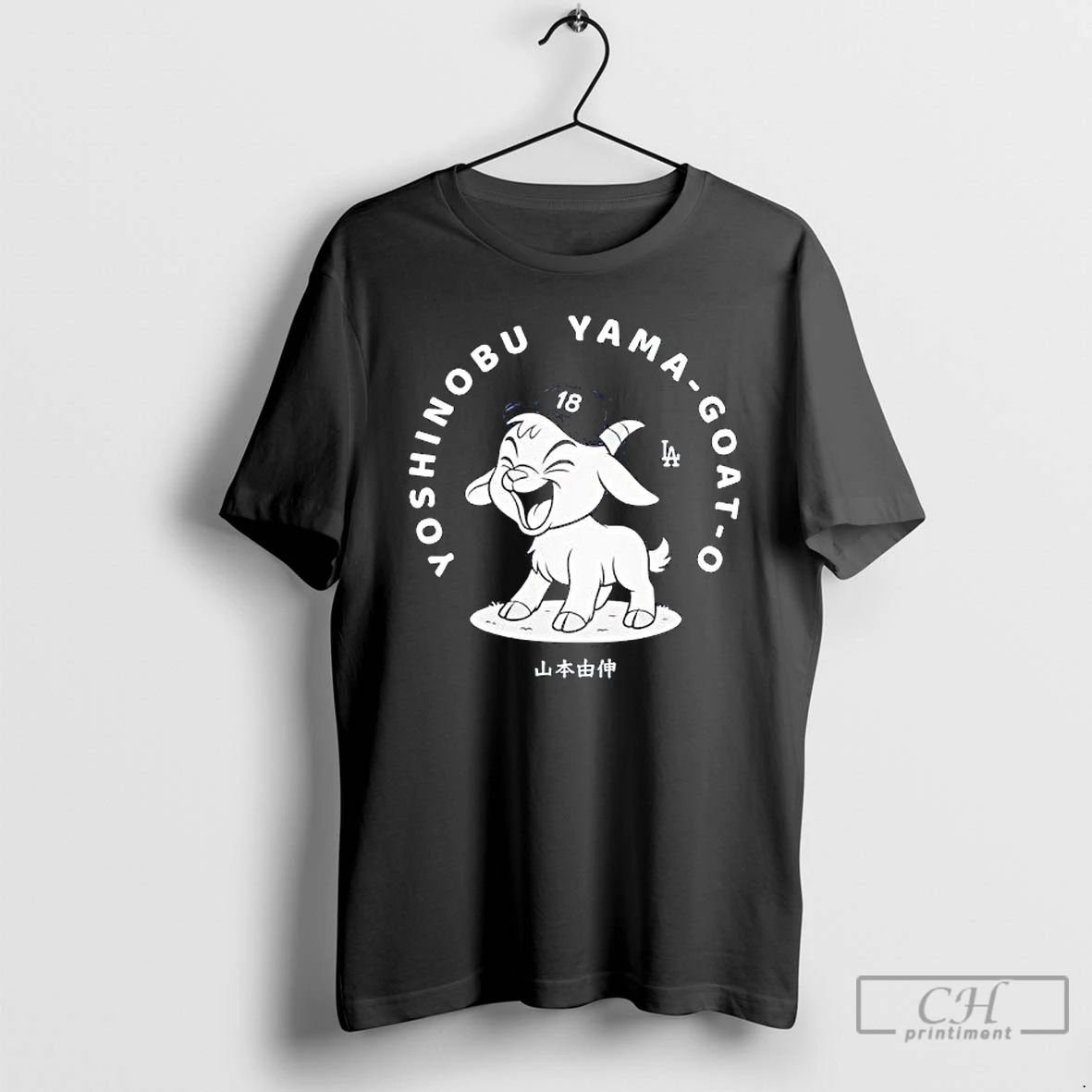 Premium Yoshinobu Yamamoto Goat O Los Angeles Dodgers Graphic T Shirts
