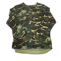 No Boundaries Vintage Fit Organic Camo Henley XL Long Sleeve Top