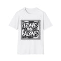 Graphic Tee 'Leave Me Alone!' Motivational Quote, Casual Wear