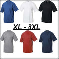 Plus Size Mens Jersey T-Shirt Cotton Big Size Over Size no Maxfort