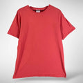 Champion Red Cotton Crewneck Short Sleeve T Shirt Men's Medium C Logo