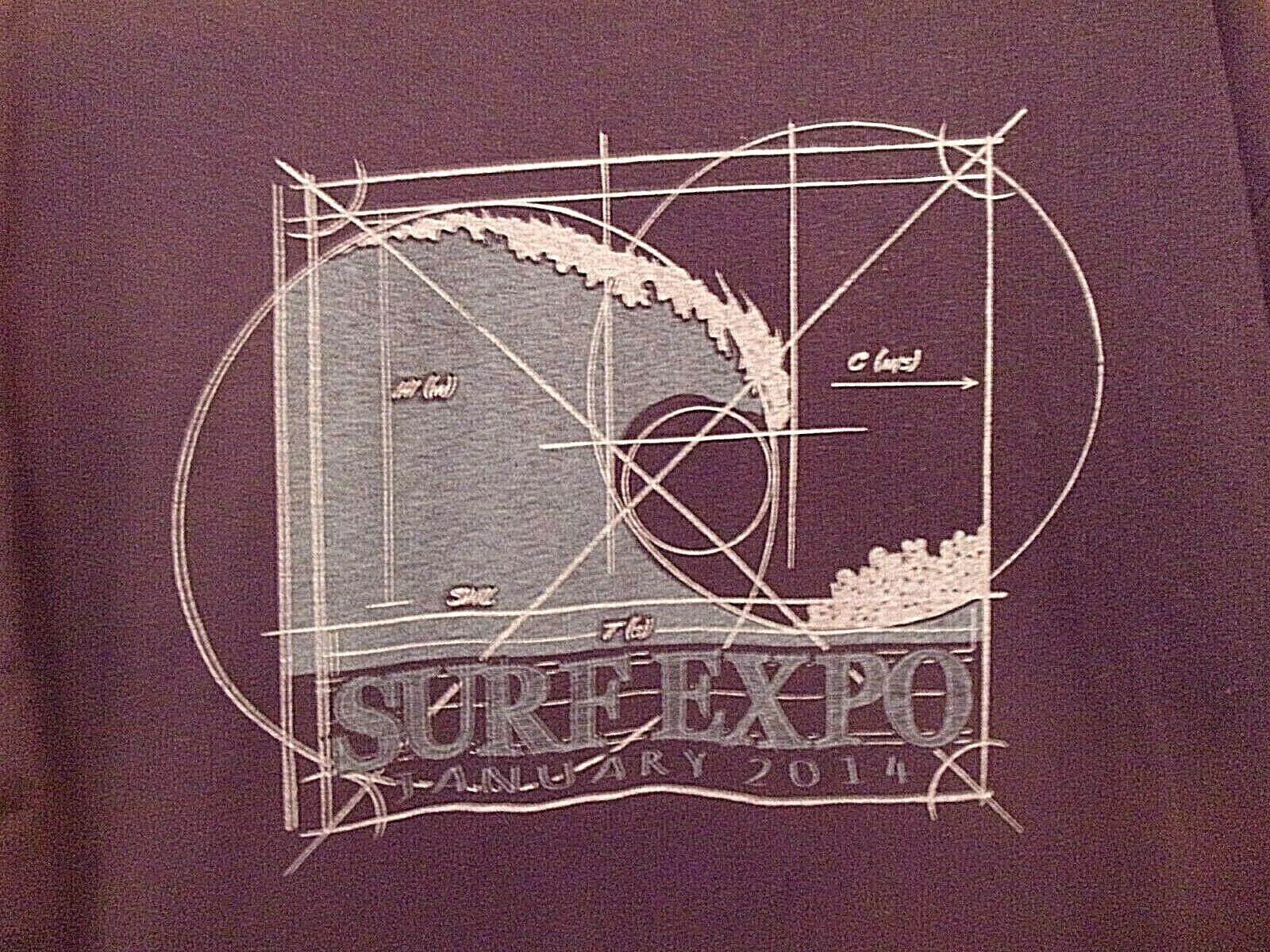 SURF EXPO black L t shirt 2014