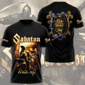 Sabaton 3D T-Shirt Gift For Fans Full Sizes