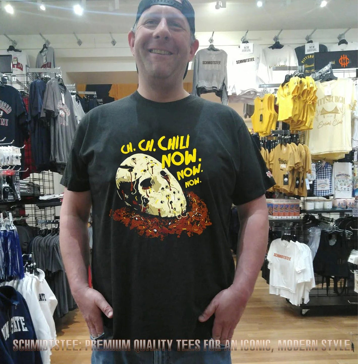 Ch Ch Chili Now Now Now Friday the 13th Cincinnati Halloween shirt