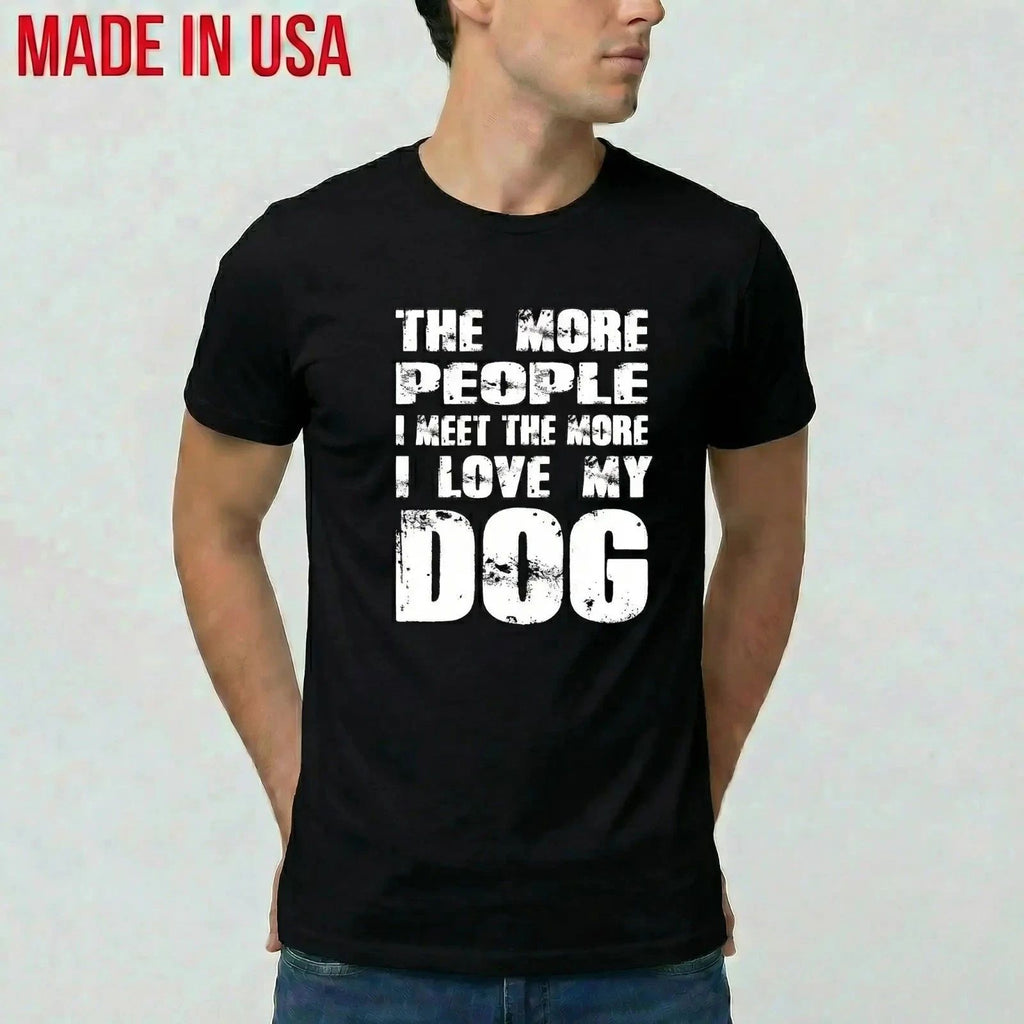 New Dog Lover  T-Shirt Made in USA S-2XL