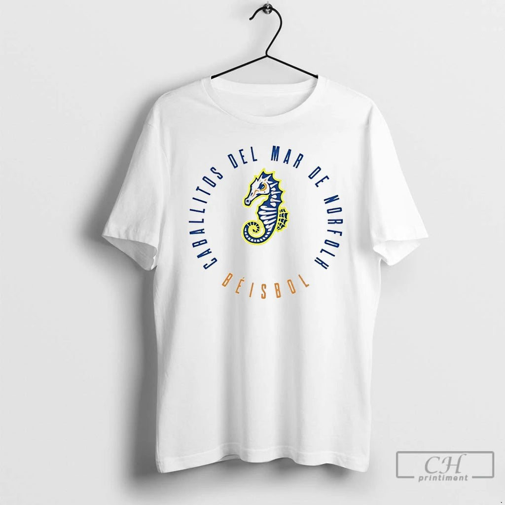Classic Norfolk Tides Caballitos Del Mar De Norfolk Beisbol T Shirts