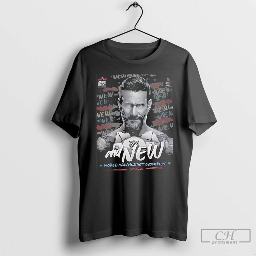 Classic And New World Heavyweight Champion Cm Punk Graphic Christmas T Shirts