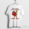 Premium Grinch Santa Hat Think Im Gonna Get On Someones Nerves Today Christmas T Shirts