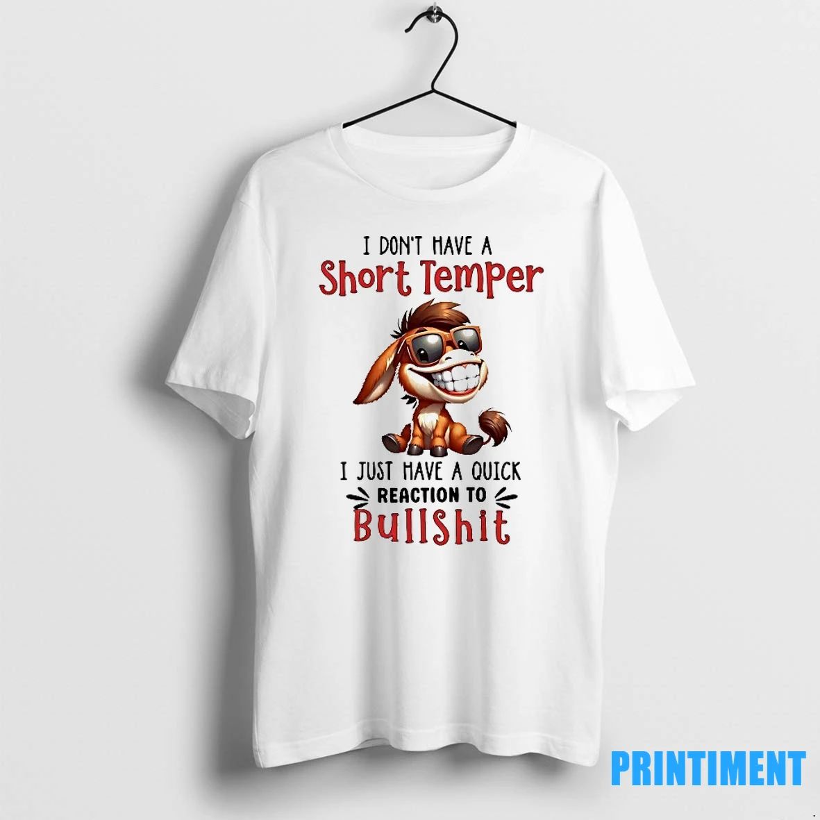 Girafette I Dont Have A Short Temper Have A Quick Reaction To Bullshit Tshirts Sweater