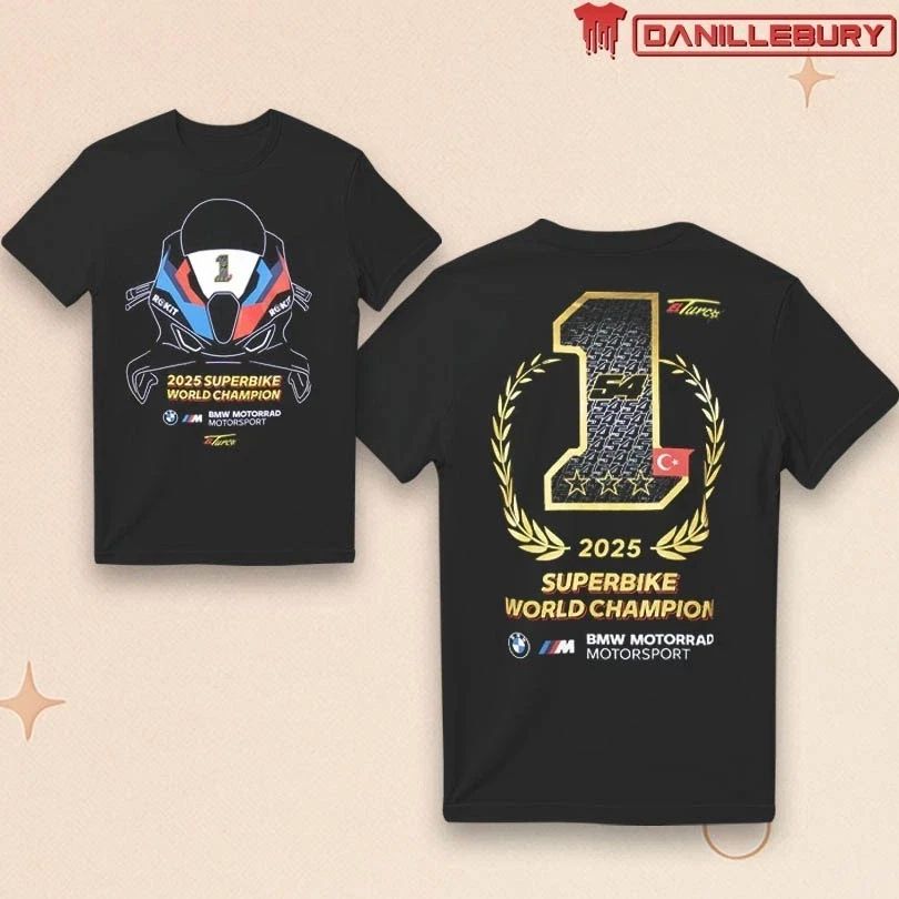 Toprak 2025 World Superbike Champion Unisex T Shirt Motorsport Fan Gear S-5XL
