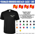 Personalised Embroidered Uneek UC301 Unisex Classic T-shirt Your Text Tee Top