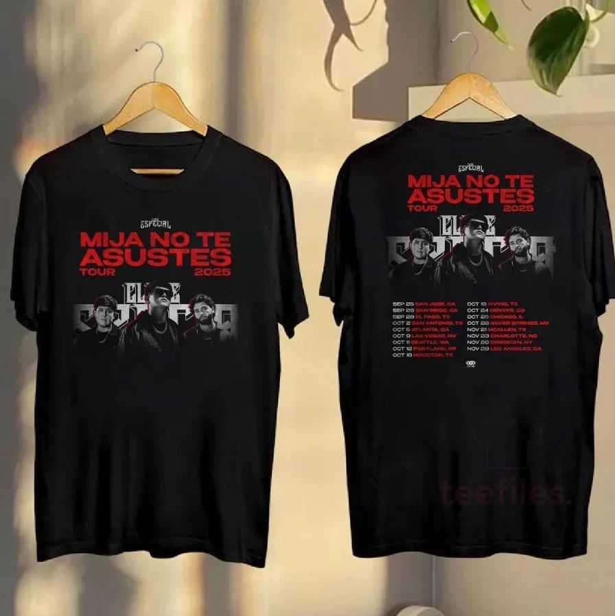 Clave Especial Mija No Te Asustes Tour 2025 T-shirt