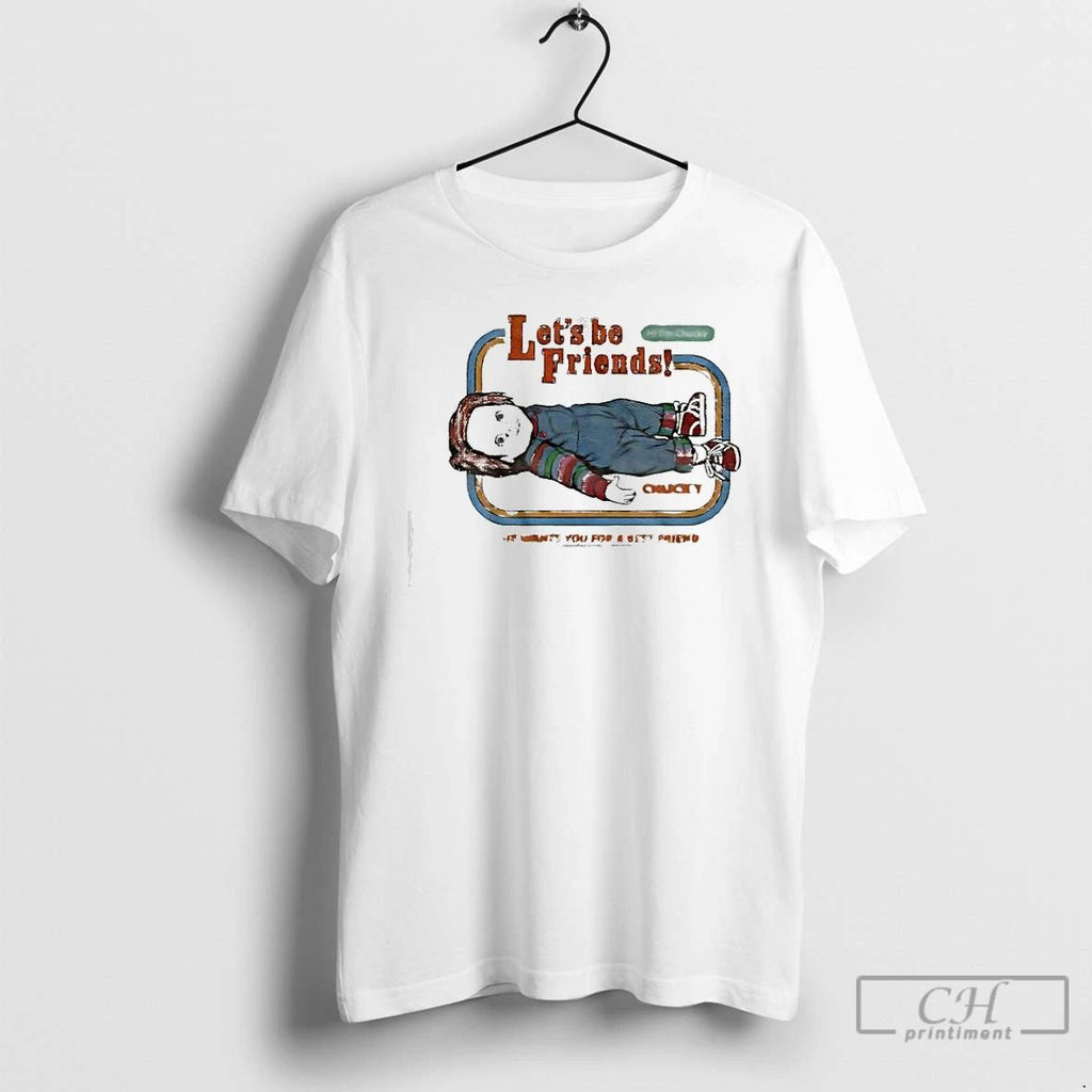 Premium Chucky Lets Be Friends Graphic T Shirts