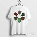 Premium Turtle Arranged In A Circle Graphic T Shirts