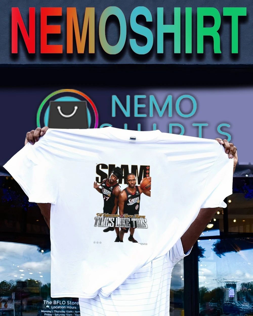 Tyrese Maxey and VJ Edgecombe Times Like This shirt