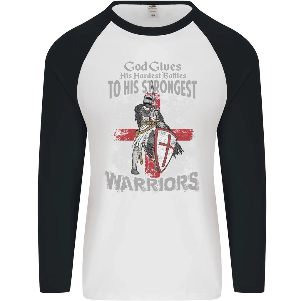 St George Warriors Mens L/S Baseball T-Shirt