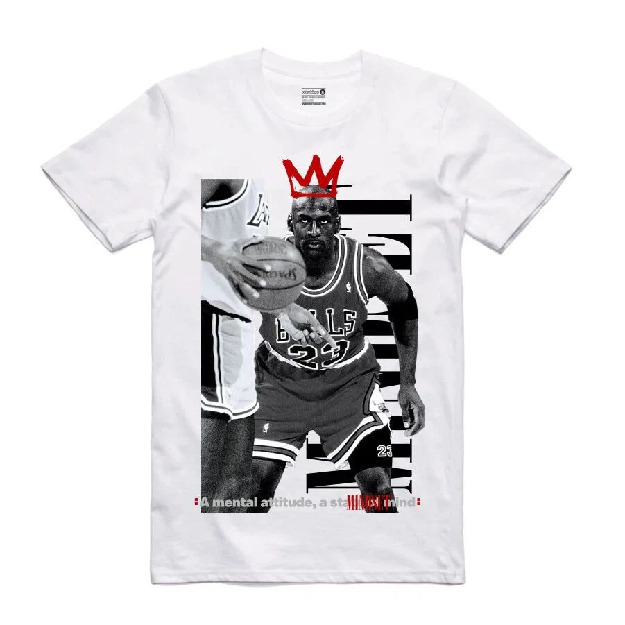 NEW Streetwear on Demand MJ 047 WHITE Tee Shirt SMALL-3XLARGE MADE IN USA