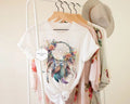 Boho Dreamcatcher Comfort Tee Women Spring Casual Relax
