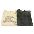 Burberry Black Label Logo Tshirt 2piece set Short sleeve Black Used
