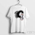 Premium Calgary Flames Mitchell And Ness Plush Doll Crew 2 Sided T Shirts