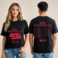 Global Kpop Boy Band Reunion 2026 Double Sided Concert Tee Fan Gift Shirt