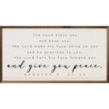 And Give You Peace Numbers 6 24 26 White