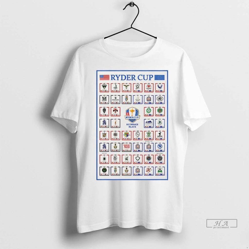 Trendy Officials Ryder Cup 2025 Usa Vs European Team History Shirt Sweater