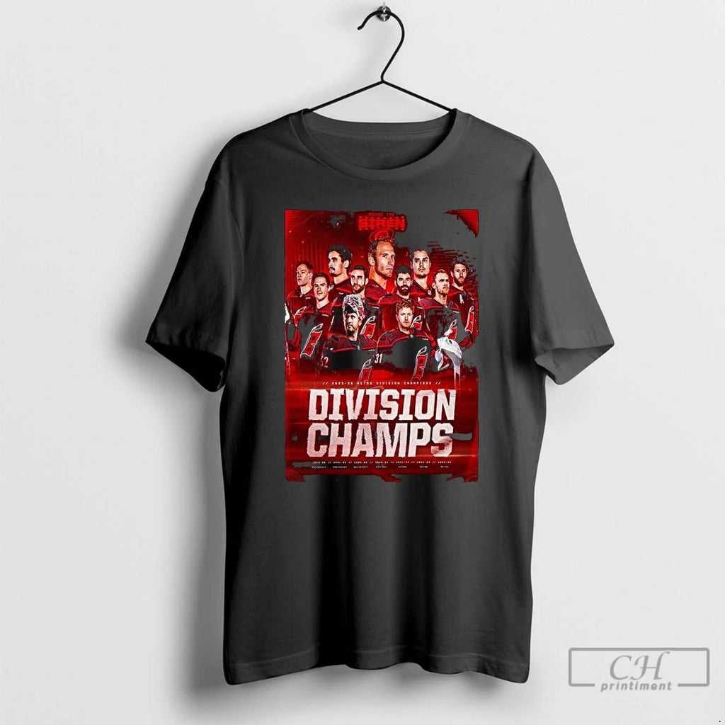 Premium Carolina Hurricanes Nhl 2025 2026 Metro Division Champions Sound The Siren T Shirts Sweater