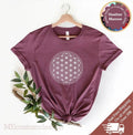 Flower of Life Comfort Tee Spiritual Yoga Meditation Sacred