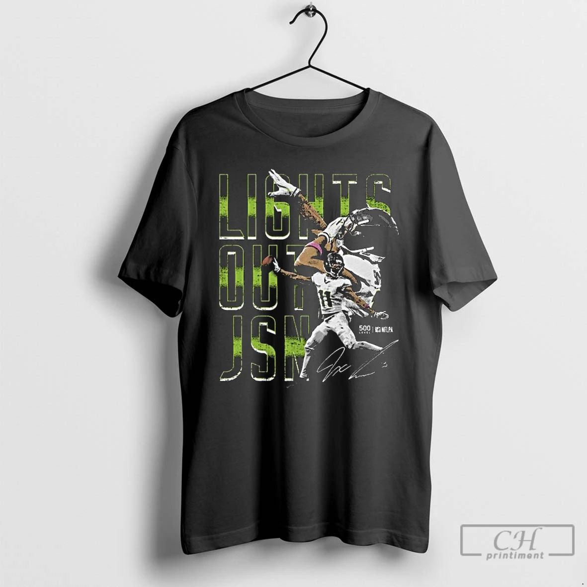 Classic Jaxon Smith Njigba Seattle Lights Out Jsn Long Sleve T Shirts