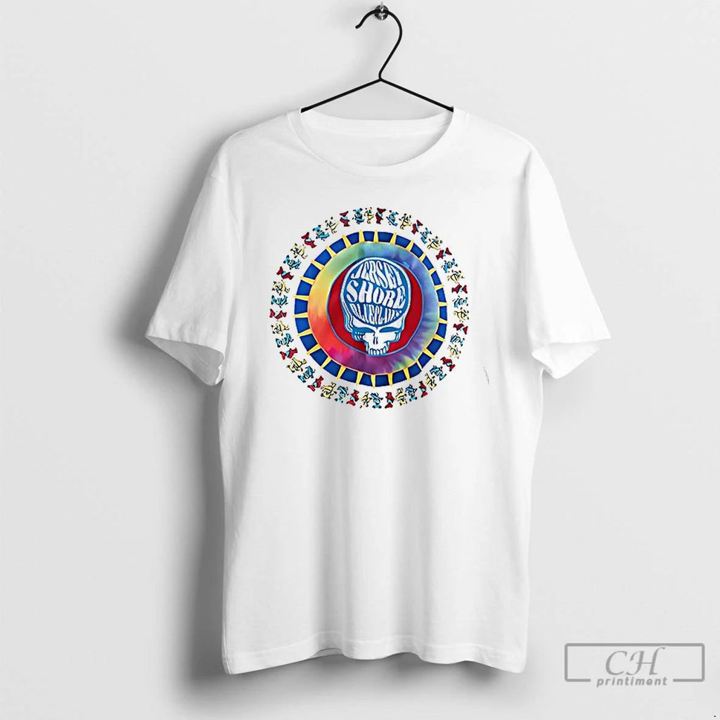 Classic Jersey Shore Blueclaws X Grateful Dead Night Logo T Shirts