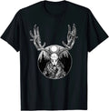 New Limited Horned Elk Skull Lord of the Forest, Spirit Wendigo T-Shirt