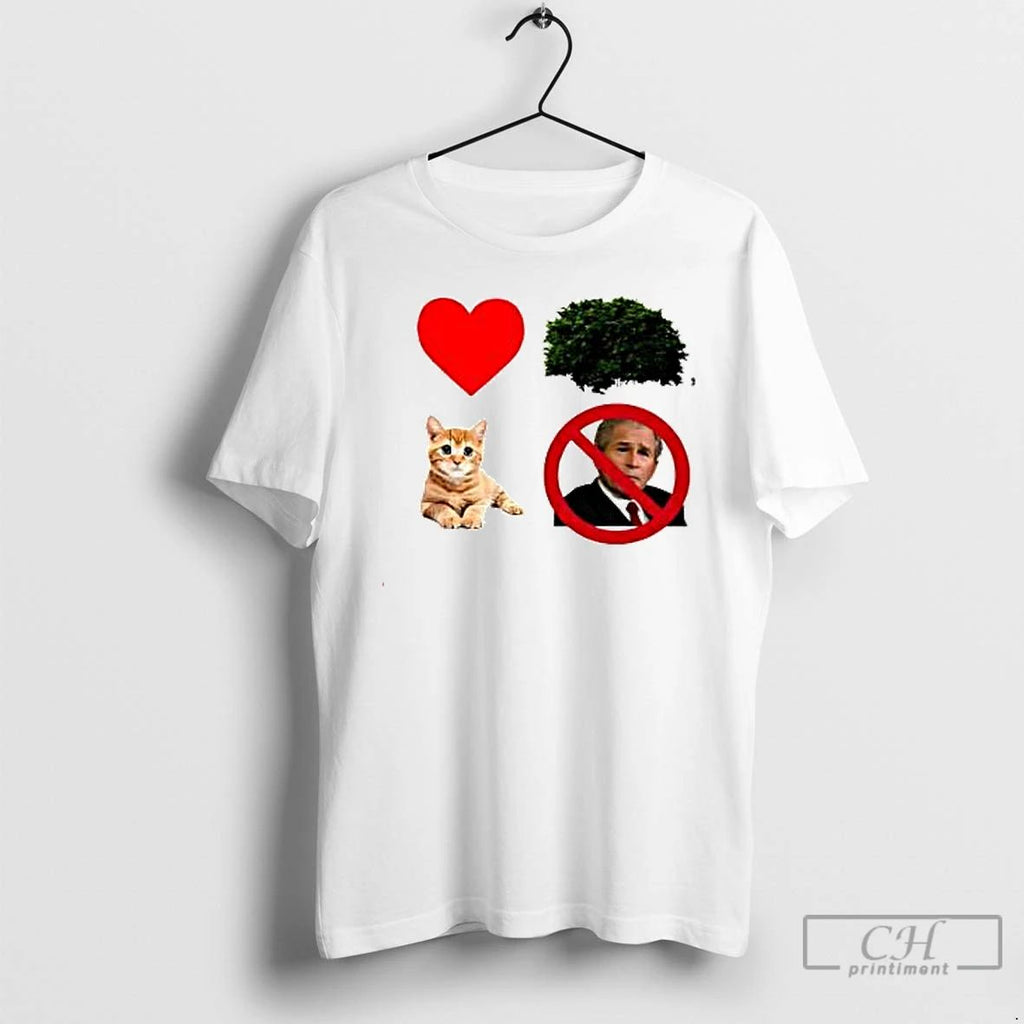 Premium I Heart Bush The Pussy Not The President Meme T Shirts