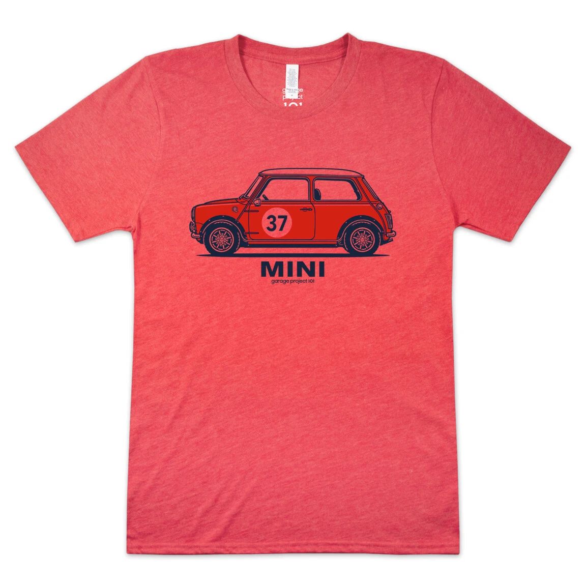 Classic Mini Cooper S Side Graphic printed on Men's T-Shirt